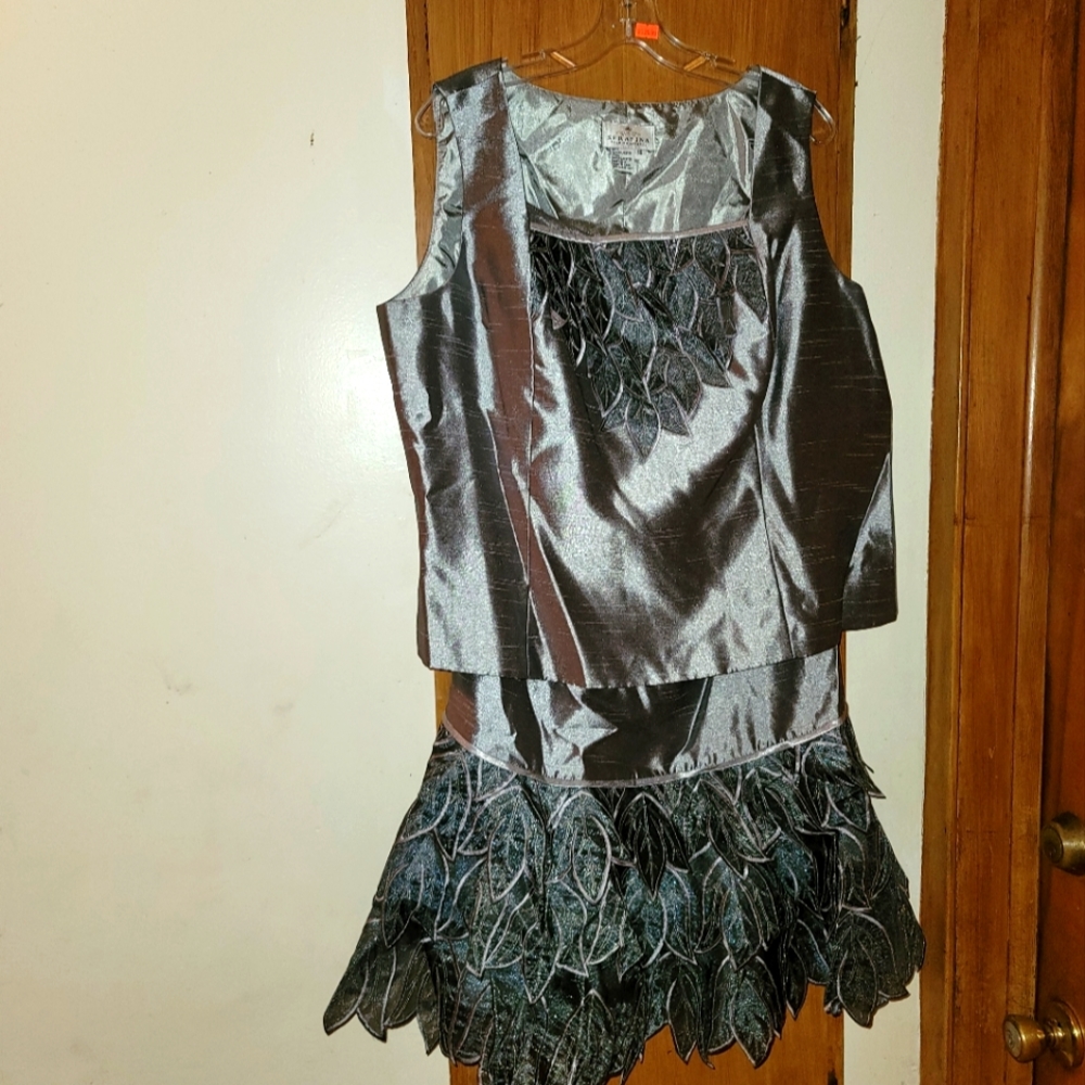 Silver 3 piece suit